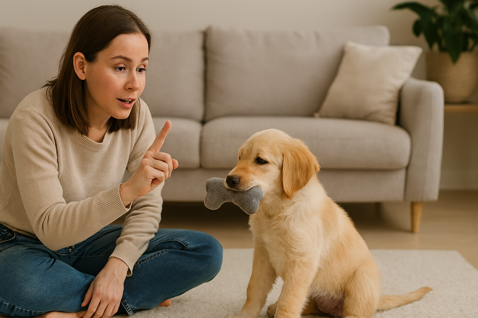 Chiot mordille jouet éducation positive apprentissage inhibition morsure Forever Dog Training Paris